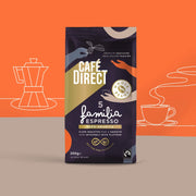 Cafédirect Familia Espresso Arabica Coffee Beans (200g)