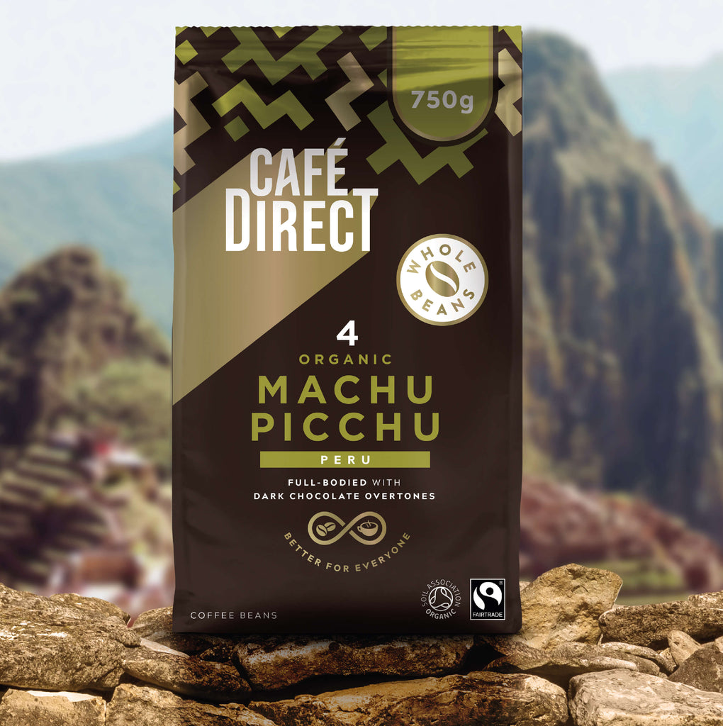 Cafédirect Machu Picchu Organic Coffee Beans. 750g.