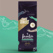 Cafédirect Familia Espresso Original Blend Espresso Beans. 1kg.