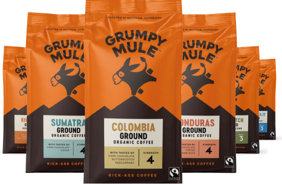 Grumpy Mule Coffee Selection